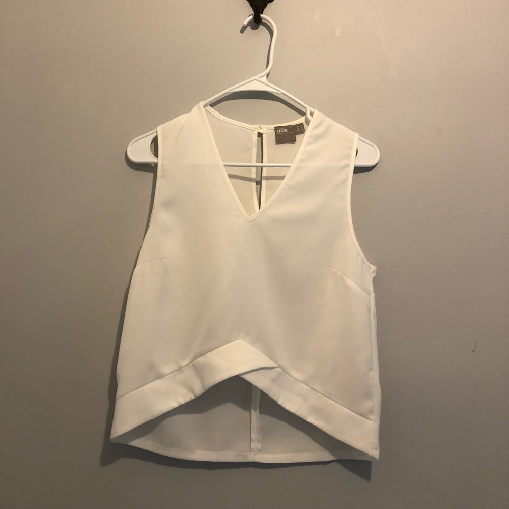 White ASOS crop top never been worn!